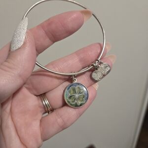 Alex & Ani Color Infusion 4 Leaf Clover